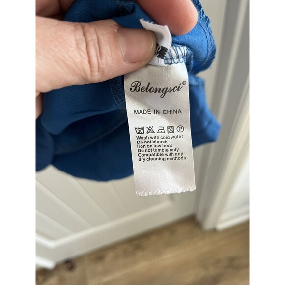 Belongsci Women's Shift Dress WITH CHIFFON Medium NWT - Picture 7 of 9